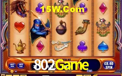 Biblioteca de slots populares na 802Game